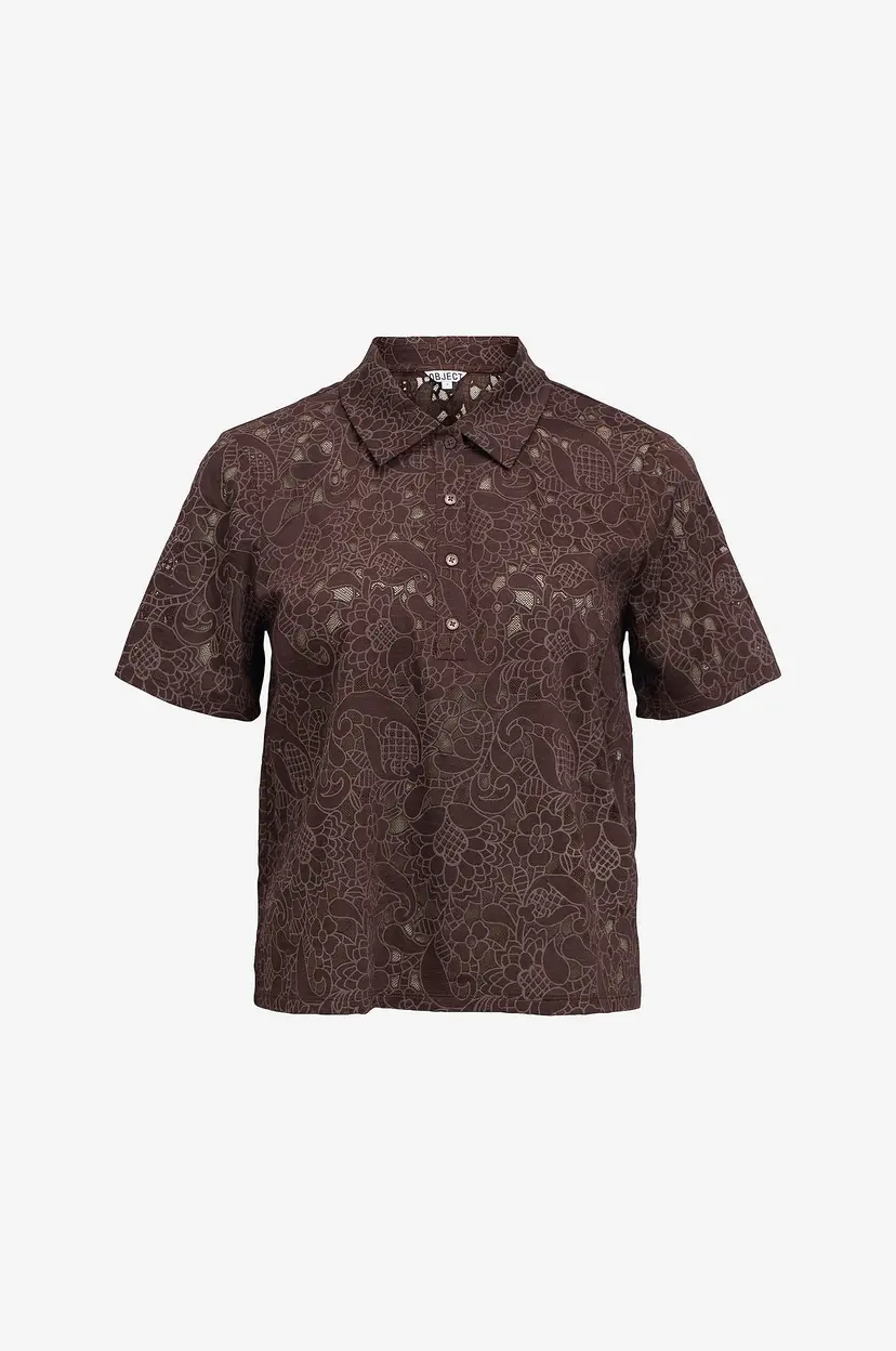 Object Collectors Item Pologenser objBianca S/S LO Polo - Brun