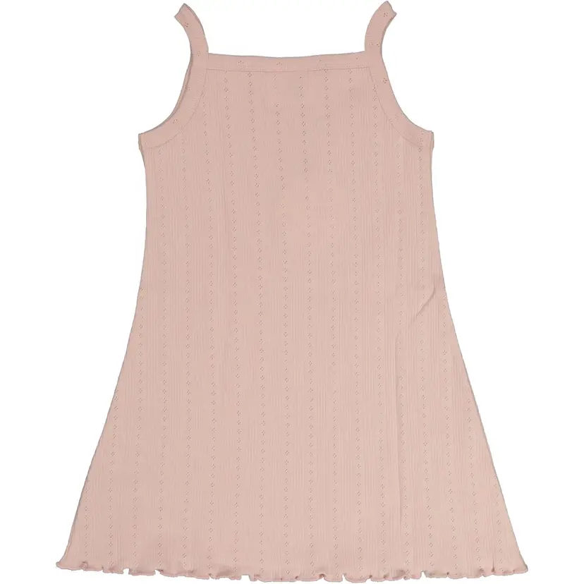 Geggamoja Klänning Pointelle Pink Rose - 122/128