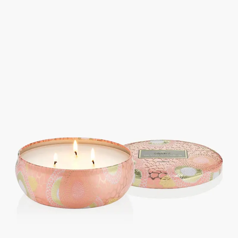 VOLUSPA 3-Wick Tin Candle 340g - Kalahari Watermelon