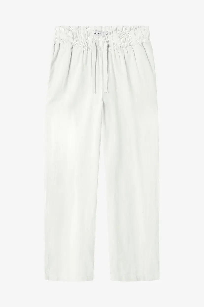 NAME IT Bukser nkfFalinnen Straight Pant - Hvit