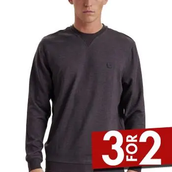 JBS of Denmark JBS of Denmark Badge Crew Neck Sweatshirt Mørkgrå  Medium Herre