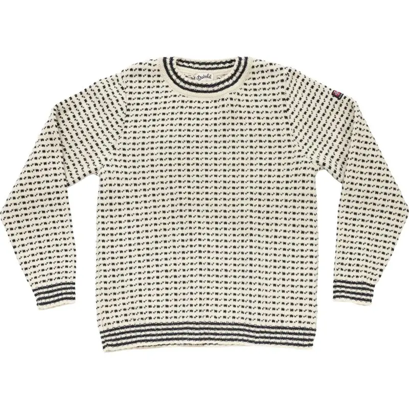 Devold Devold Islender Refined Sweater Offwhite/Ink