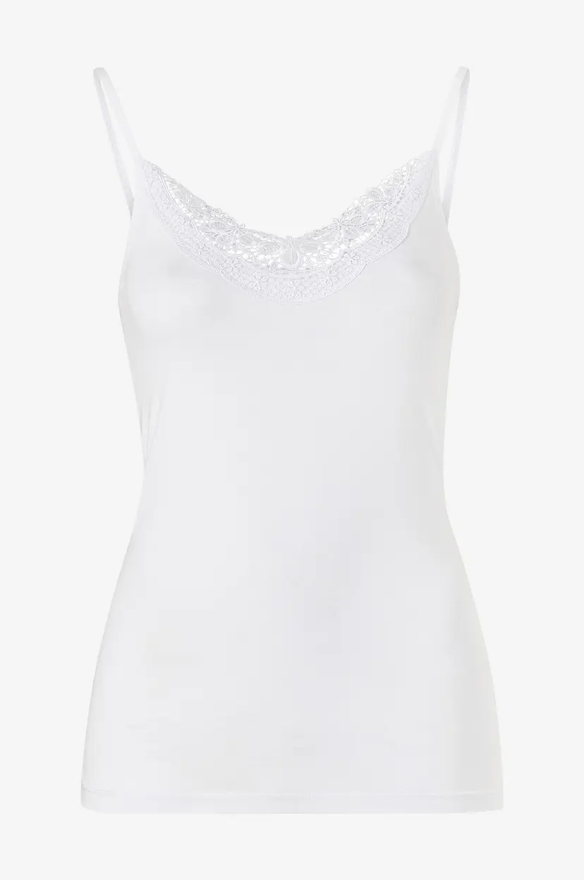 Vero Moda Singlet vmInge Lace Singlet - Hvit