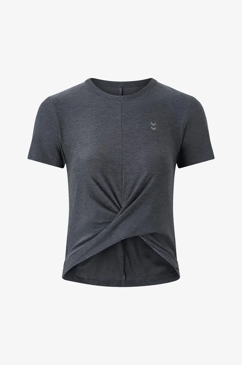 Hummel Treningstopp hmlYoga Wrap W S/S - Blå