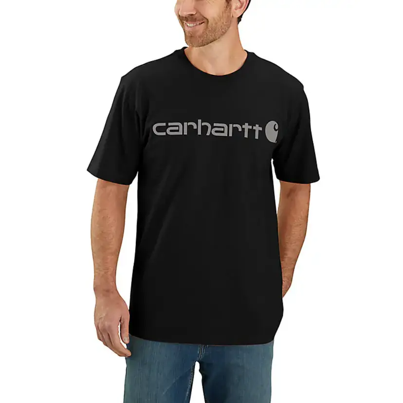 Carhartt Workwear Carhartt Workwear M's Dearborn Relaxed Logo T-Shirt Black/Gray