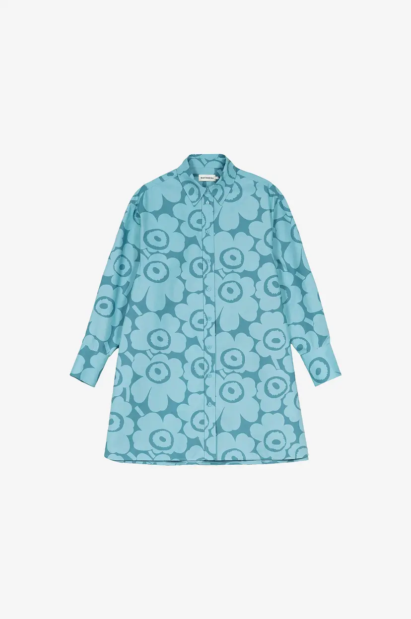 Marimekko Kjole Kuvitelma Unikko - Blå