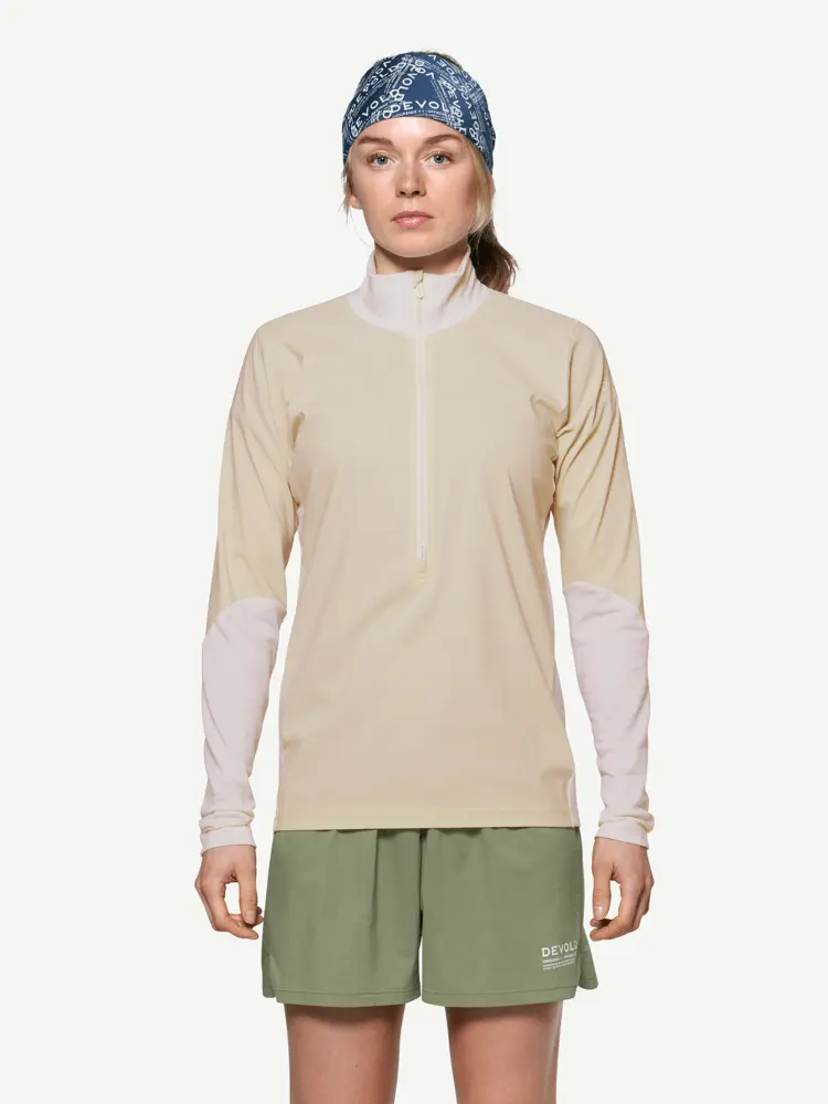 Devold Devold - Endurance Merino Cover Zip Dame - Large - Hvit