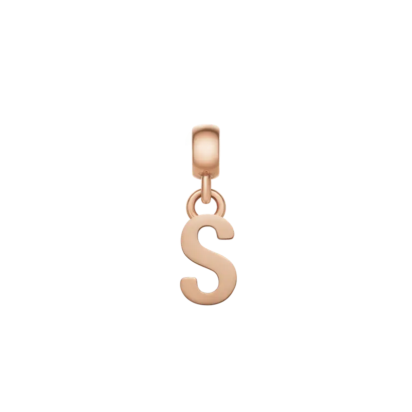 Daniel Wellington Rose Gold Charm Letter | DW