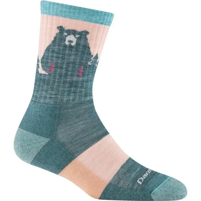 Darn Tough Darn Tough Bear Town Micro Crew Light Cushion Quartz