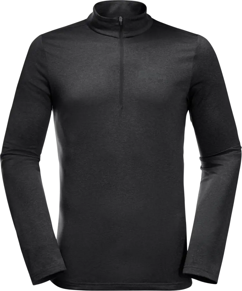 Jack Wolfskin Jack Wolfskin Men's Sky Thermal Half Zip Black