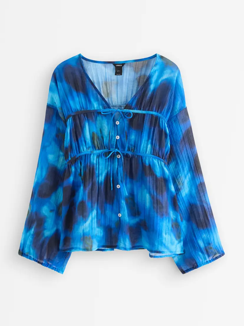 Lindex Bluse med knytebånd