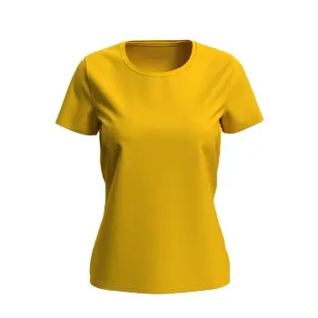 Stedman Stedman Women Lux T Sennepsgul bomull Dame