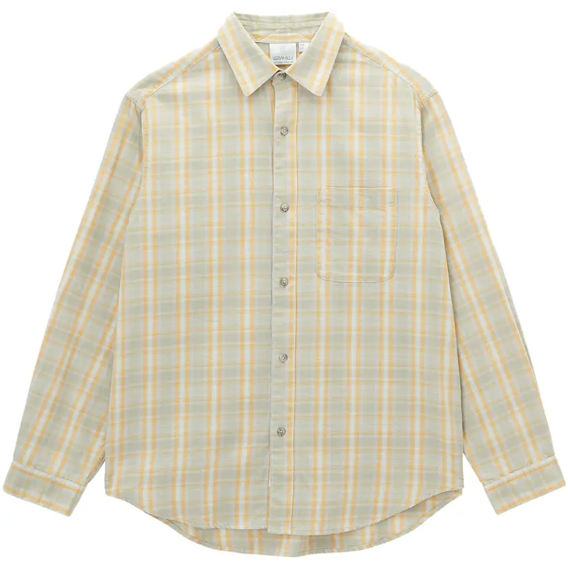 Gramicci Gramicci Checkered Ombre Shirt Mustard