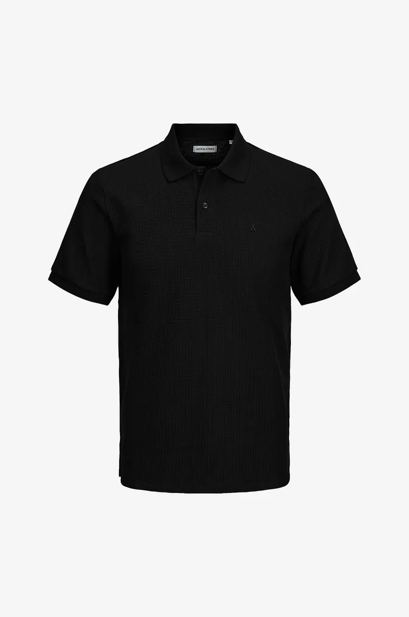 Jack & Jones Plus Pologenser jjeAustin Polo SS Noos Pls - Svart