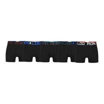 CR7 Cristiano Ronaldo CR7 Cristiano Ronaldo 5P Boys Trunks Svart bomull 116/128
