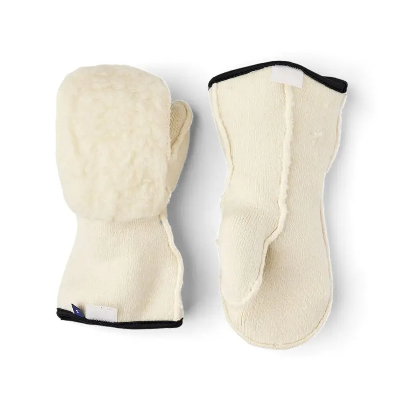 Hestra Hestra - Fòr til Fjellvotten Jr Wool Terry/ Pile Liner Offwhite