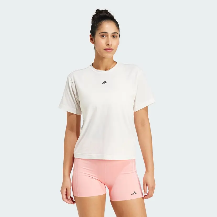 Adidas PrimeLift Back-Cutout 3-Stripes T-Shirt