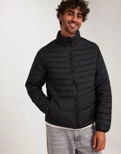 Jack & Jones Jack & Jones Jjestate Packable Puffer Collar Noo Puffer jackets Svart