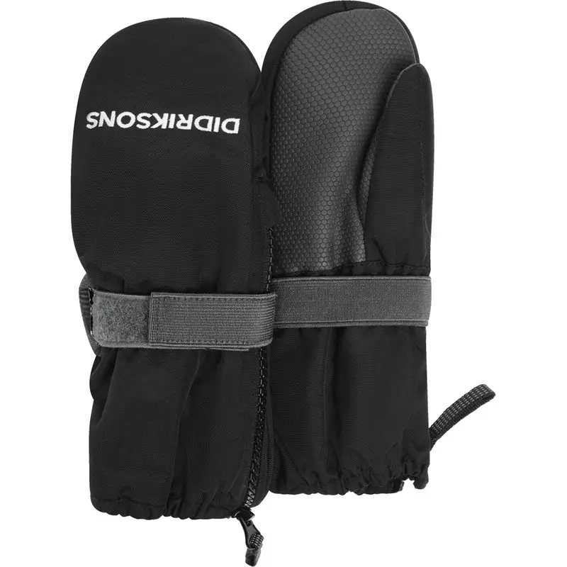Didriksons Didriksons Biggles Kids' Zip Mittens Black