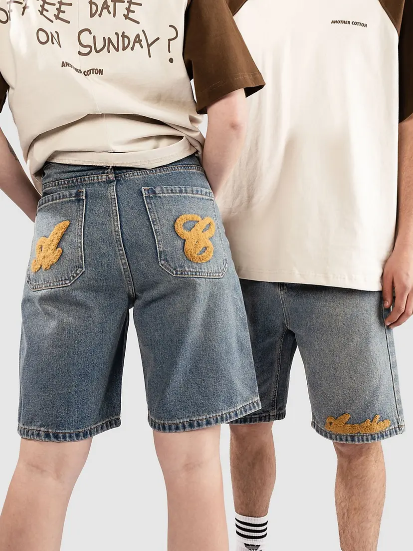 Another Cotton Lab Another Cotton Lab Acl Logo Shorts blå