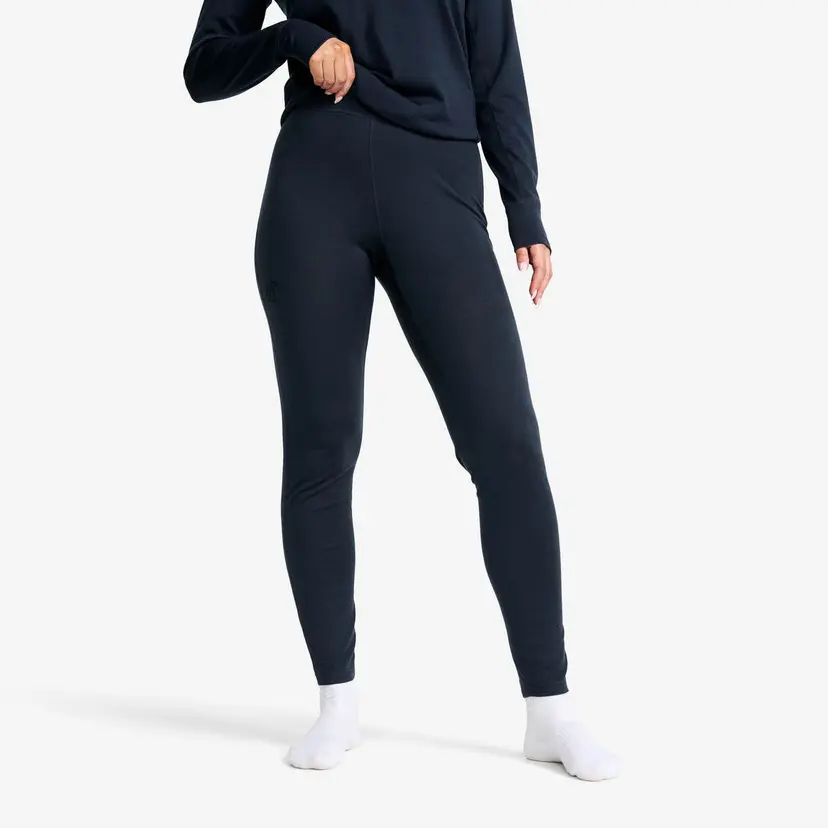 RevolutionRace Route Merino Light Base Layer Pants Dame Deep Navy