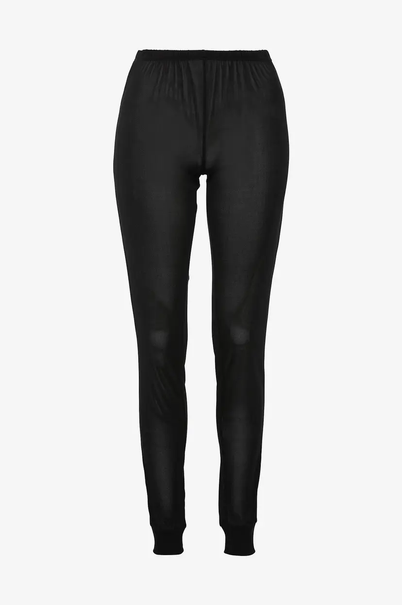Damella Leggings i silke - Svart