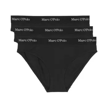 Marc O'Polo Marc O Polo Bottom Briefs Truser 3P Svart bomull X-Large Dame