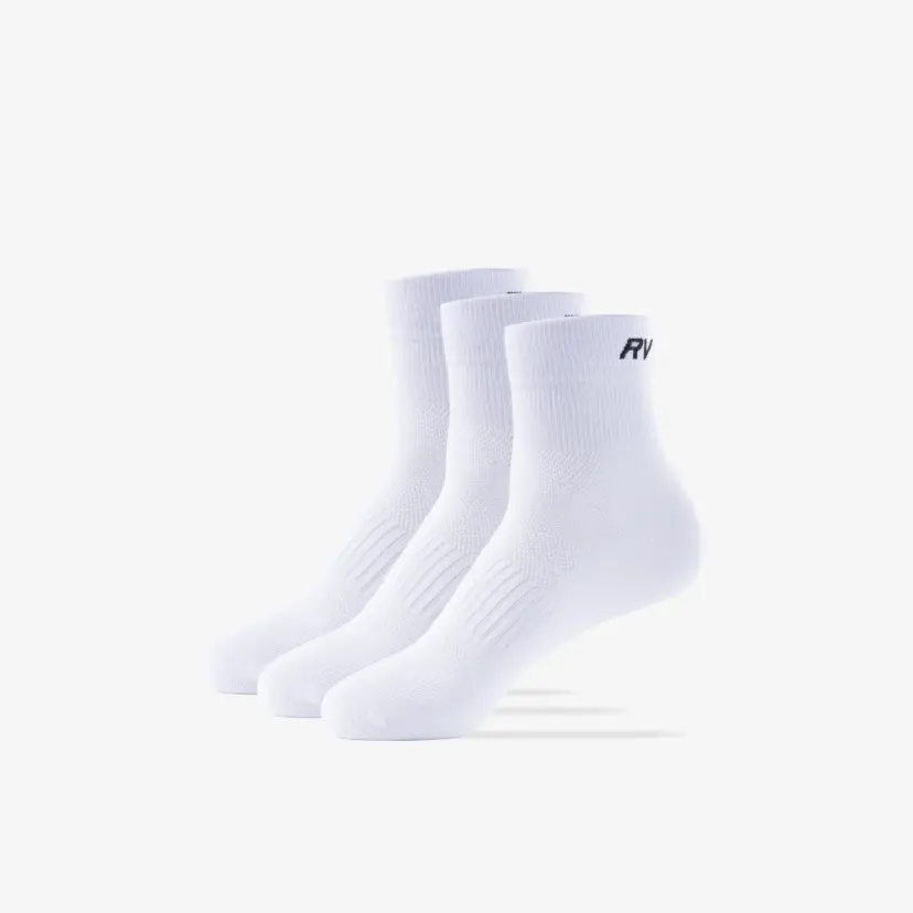 RevolutionRace 3-pack Trek Performance Low Socks Unisex White