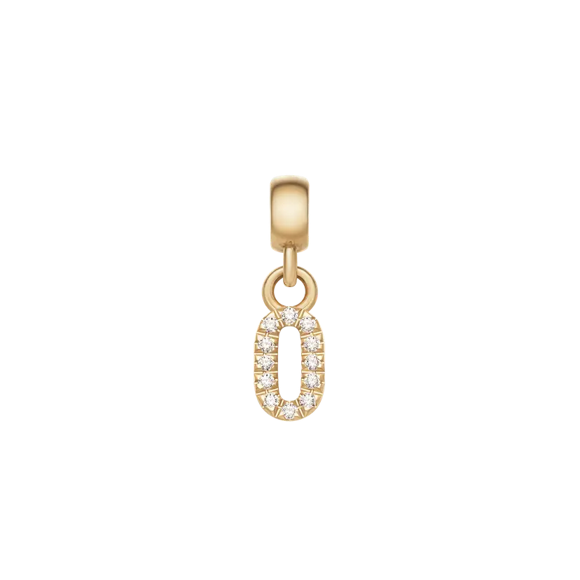 Daniel Wellington Gold Charm Crystal Number | DW