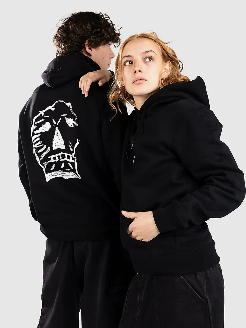 Poetic Collective Poetic Collective Big Skull Hettegenser svart