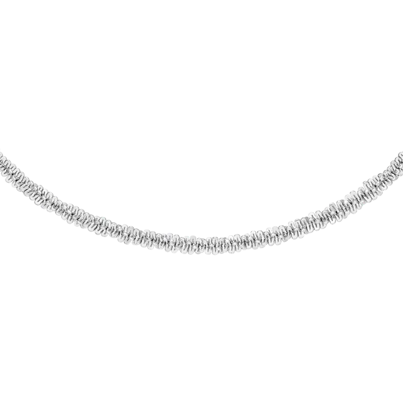 Daniel Wellington Silver Necklace Twisted Chain S | DW