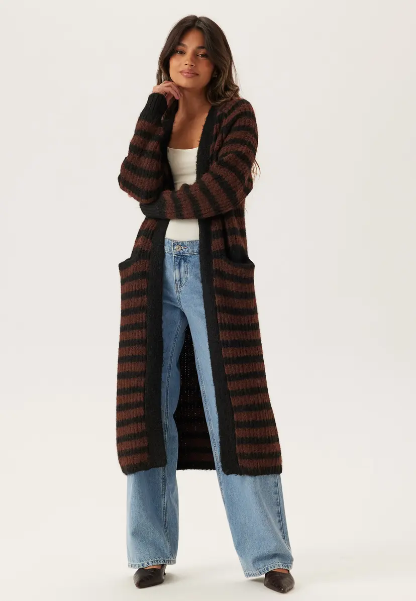 Object Collectors Item Objmilu Ls Lo Long Knit Cardig