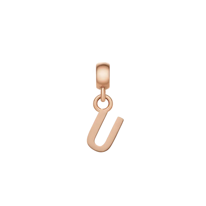 Daniel Wellington Rose Gold Charm Letter | DW