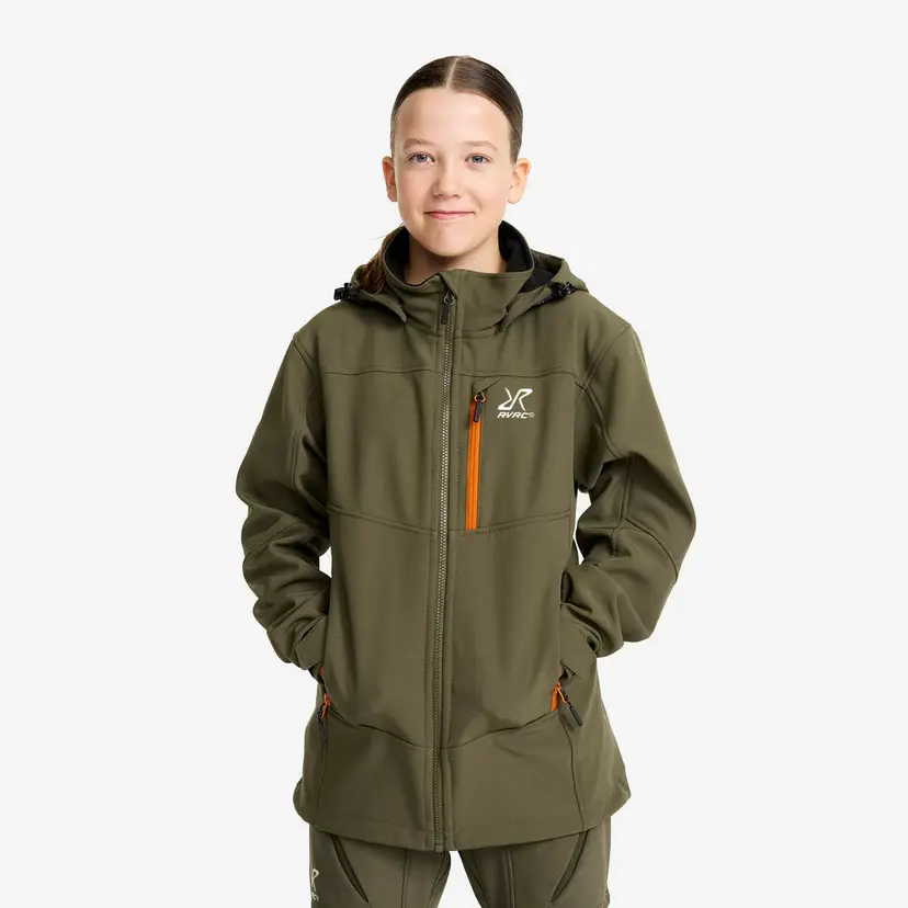 RevolutionRace Hiball Softshell Jacket Teens Grape Leaf