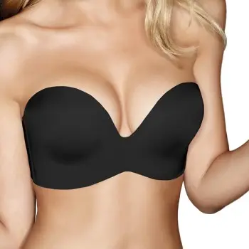 Wonderbra Wonderbra BH Ultimate Silhouette Micro Strapless Svart Dame