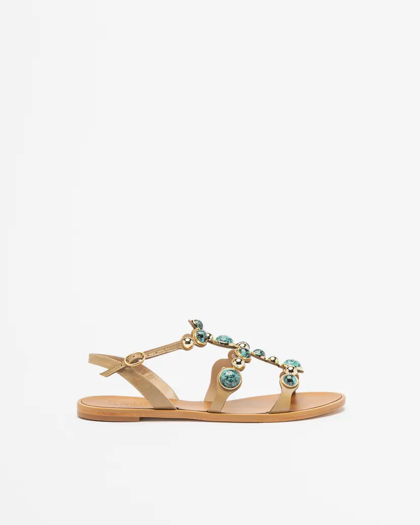 PROF PROF 183040 Gray Flat sandals