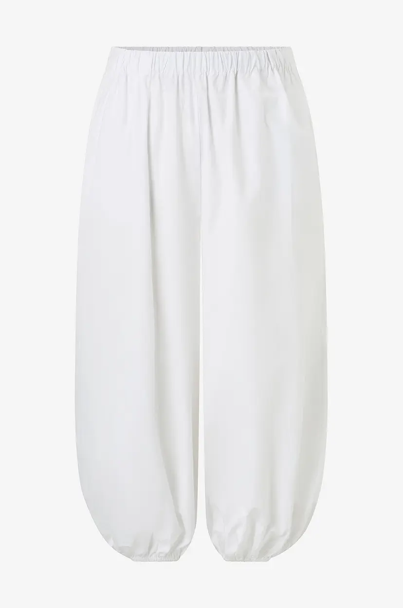 Gina Tricot Ballongbukser Mid Waist - Hvit