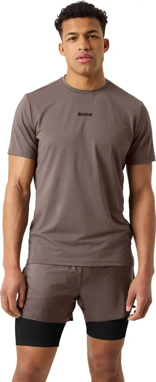 Björn Borg Björn Borg Men's Borg Running Perforated T-Shirt Falcon
