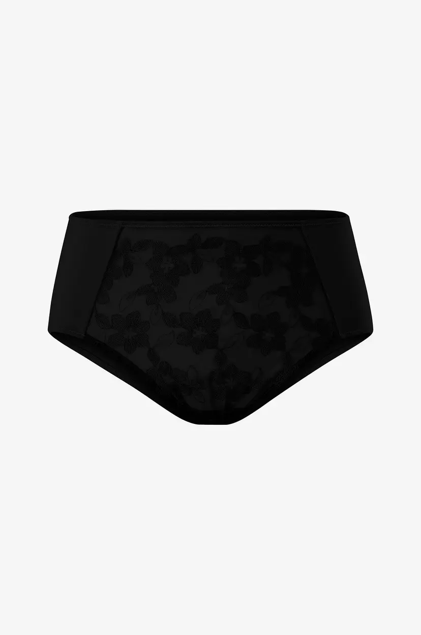 Zizzi Truser Linett RW Brief - Svart