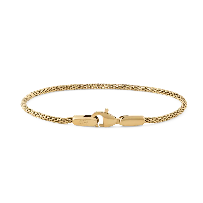 Daniel Wellington Gold Bracelet Tide Mesh Evergold 1.8 | DW