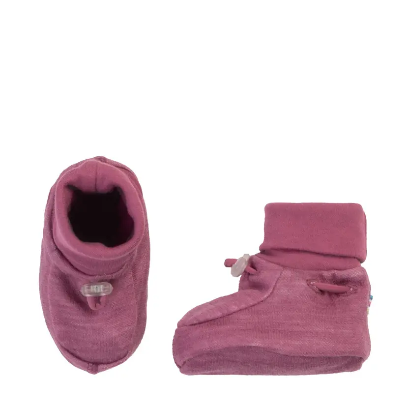 Joha Booties i ull/bambus Bordeaux