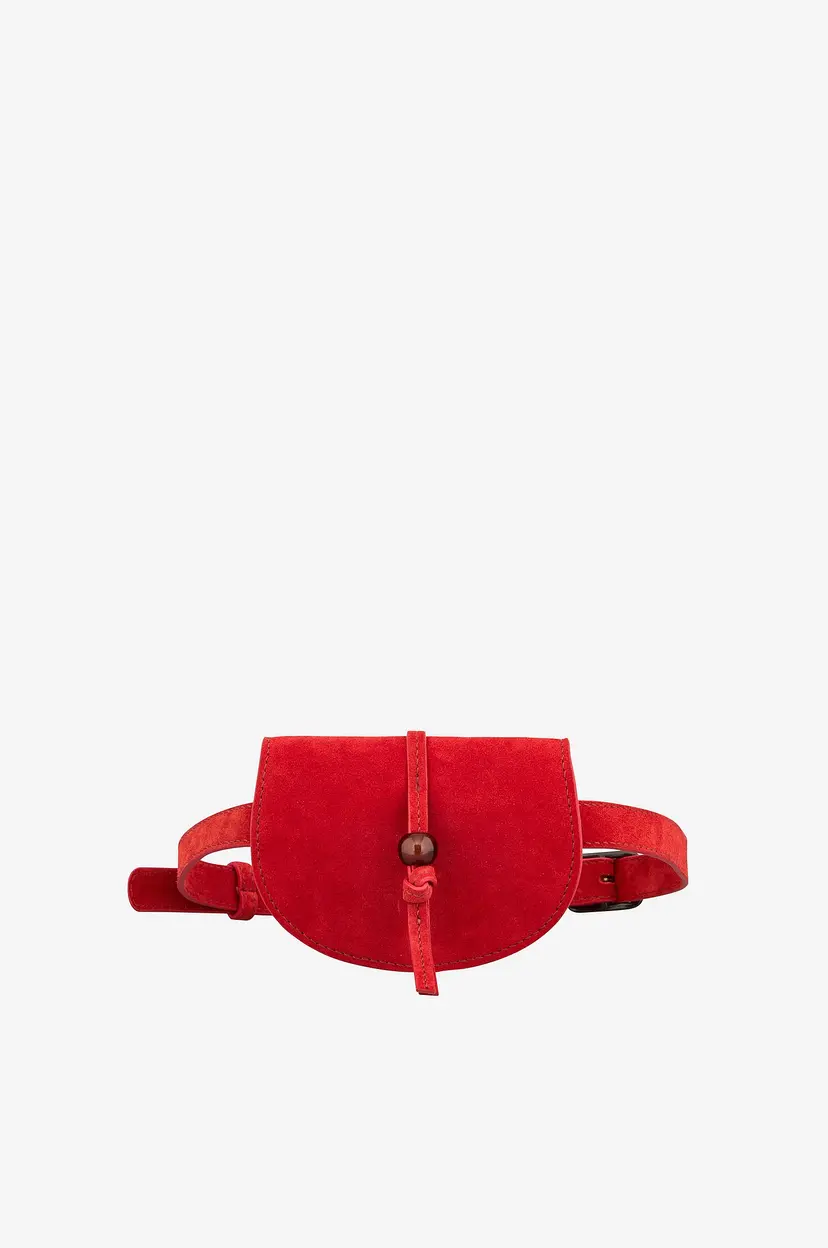 Becksöndergaard Pakke Suede Belt Bag - Rød