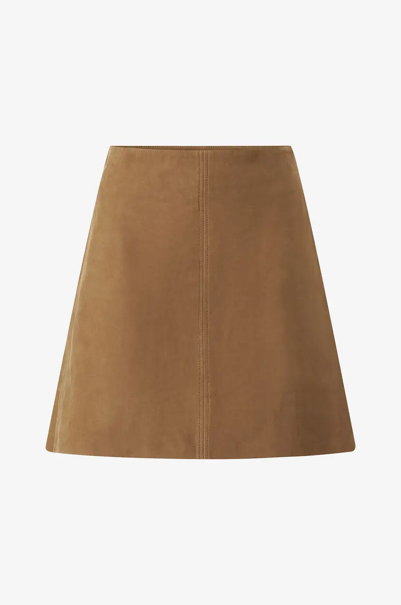 Saint Tropez Skinn skjørt LuellaSZ - Brun