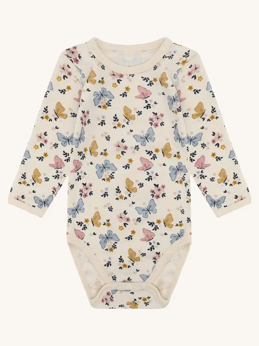 Hust and Claire Body i merinoull "Butterfly" Off White