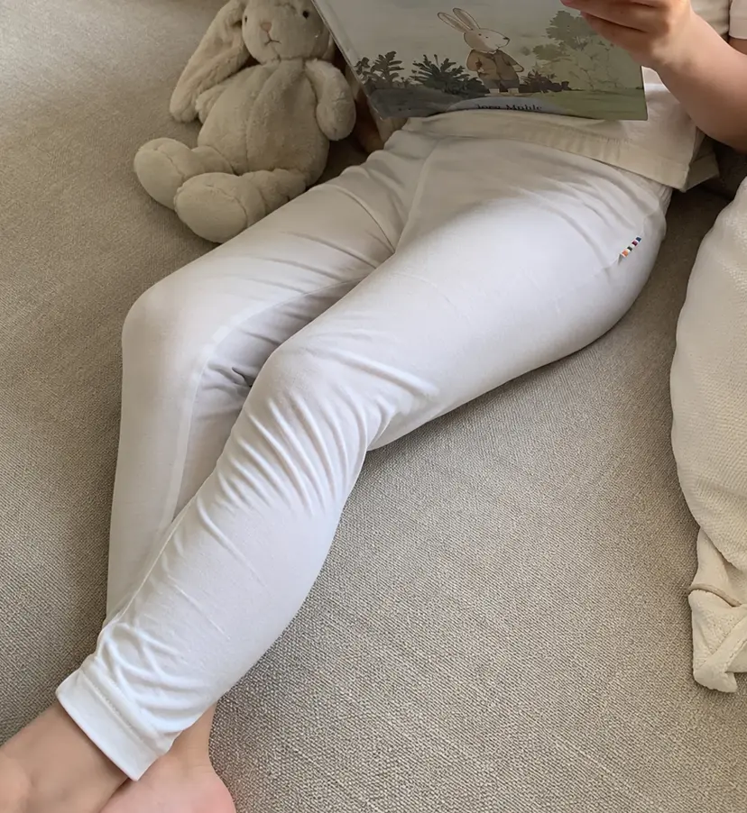 Joha Leggings i Bambus Junior Hvit