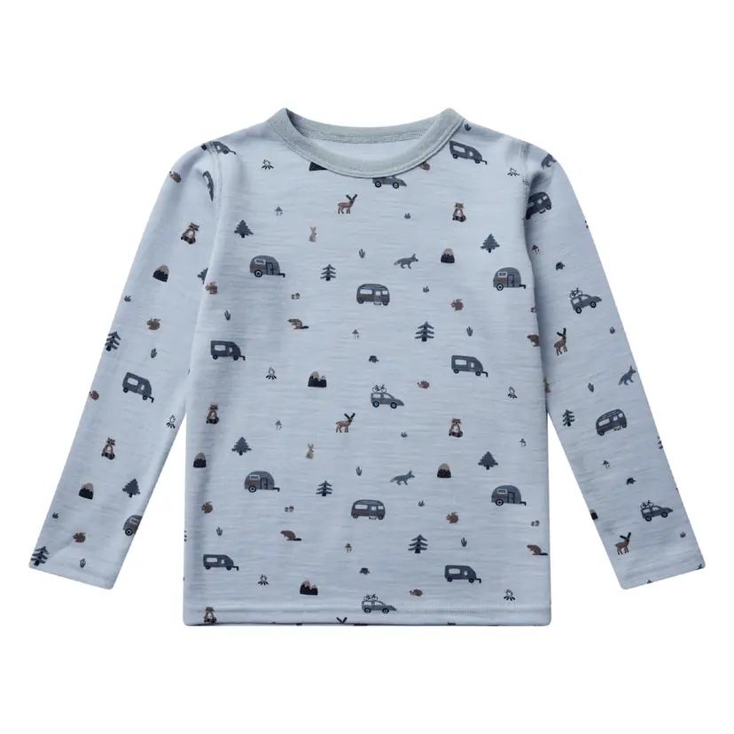 Hust and Claire Hust & Claire - Ulltrøye Camp Baby Blue