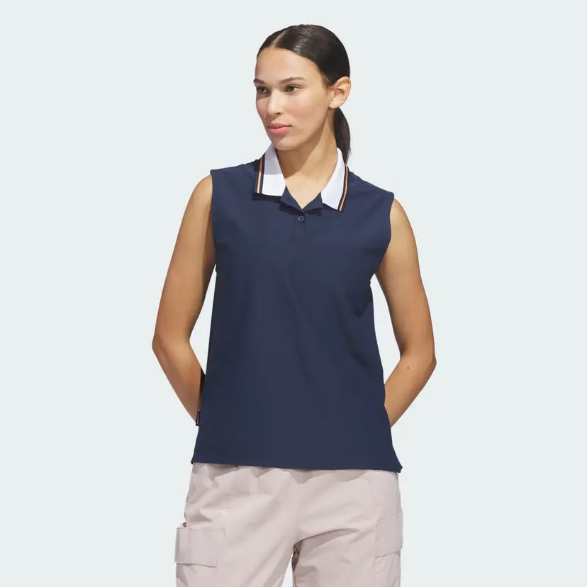 Adidas Beyond The Course Twistknit Sleeveless Poloskjorte