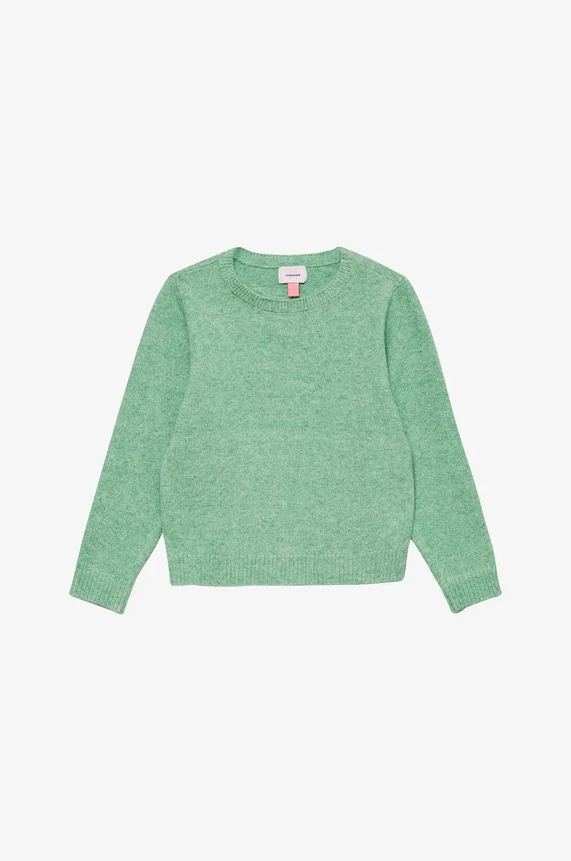 Vero Moda Girl Genser vmDoffy LS O-neck Blouse GA - Grønn