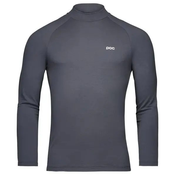 POC POC M's Layer Merino Mock Neck Jersey Sylvanite Grey