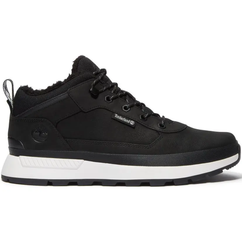 Timberland Timberland Mens Field Trekker Low Warm Lined Sneaker Black Nubuck